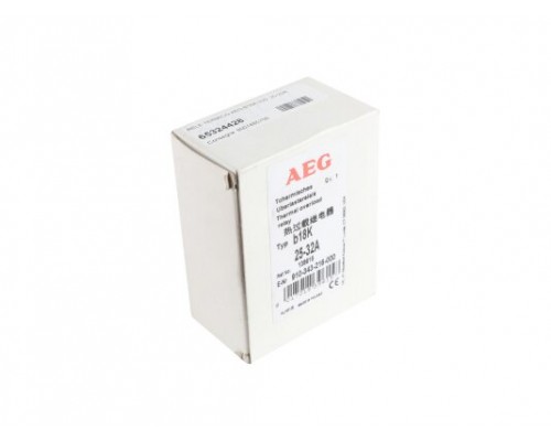 Реле тепловое AEG B18K 25.0 - 32.0 A, 65324428