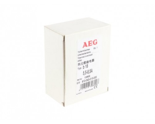 Реле тепловое AEG B18K 5.5 - 8.5 A, 65323113