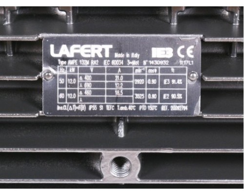 Электродвигатель Lafert AMPE 132M RA2, 3006251