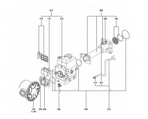 Газовая рампа Elco d420, 3834659