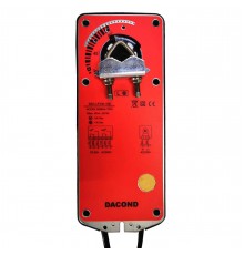 Привод воздушной заслонки Dacond DAC-LF24-20S, 20 Н*м, ВКЛ/ВЫКЛ, 2 концевых выключателя, 24В, с возвратной пружиной