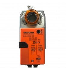 Привод воздушной заслонки Dacond DAC-LM230-10S, 10 Н*м, 2/3 - точечное управление, 1 концевой выключатель, AC 230В