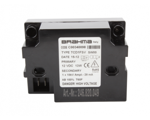 Трансформатор розжига Brahma TCD1FSV C00340098