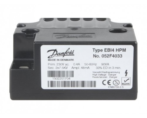 Трансформатор розжига Danfoss EBI4 HPM 052F4033