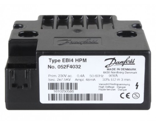 Трансформатор розжига Danfoss EBI4 HPM 052F4032